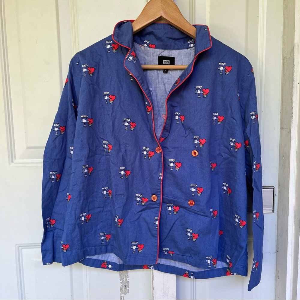 BT21 BTS Taehyung Tata Pajama Longsleeve Top!